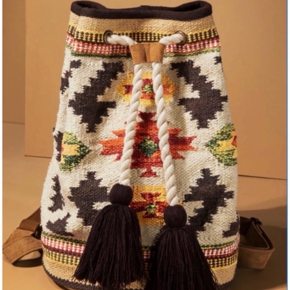 NWT! Bohemian Handmade Ruggine Tote or Backpack - Picture 11 of 11